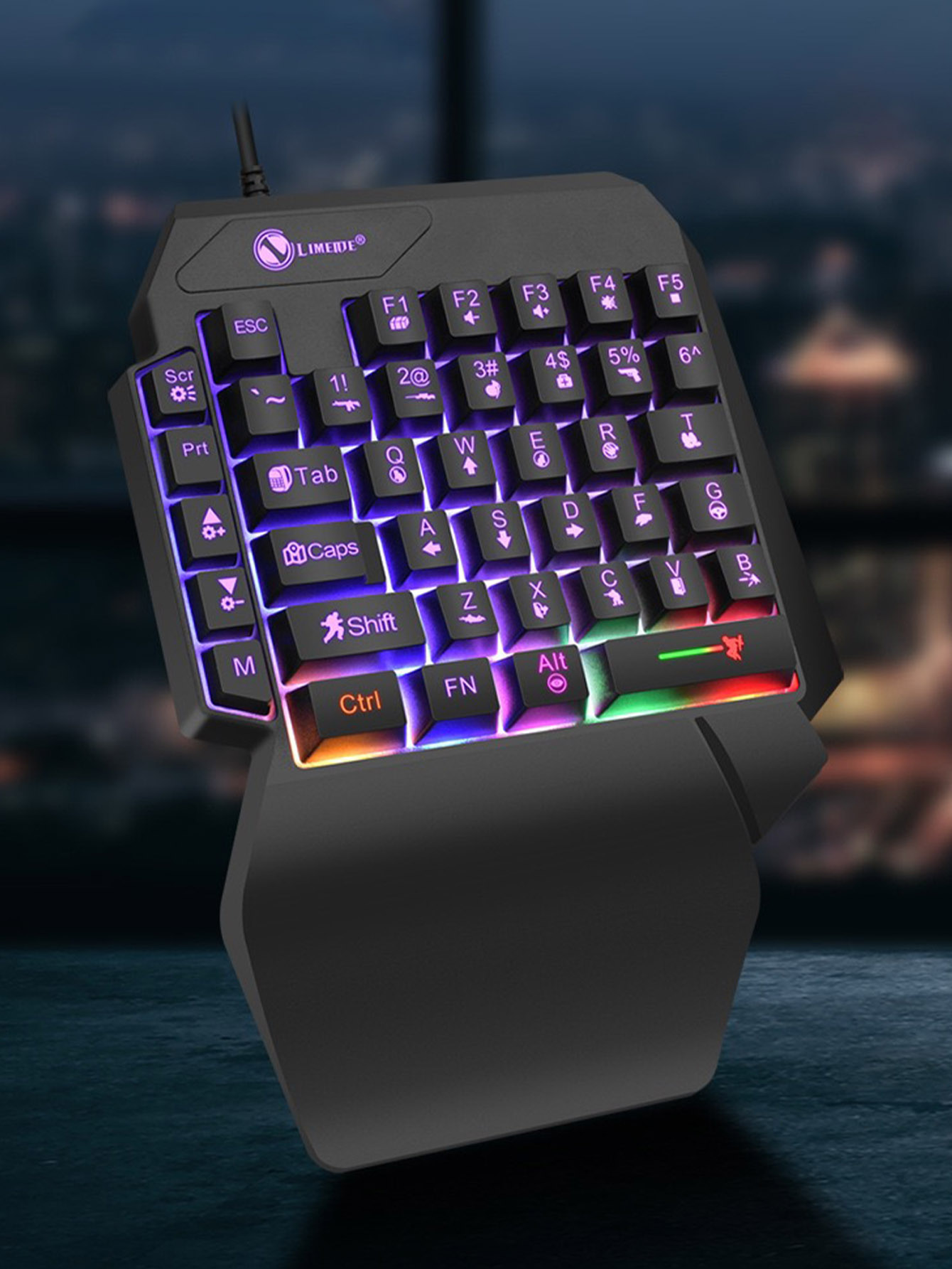 Gaming Keyboard And Mouse For Xbox - Keyboard Mekanis Satu Tangan untuk Game