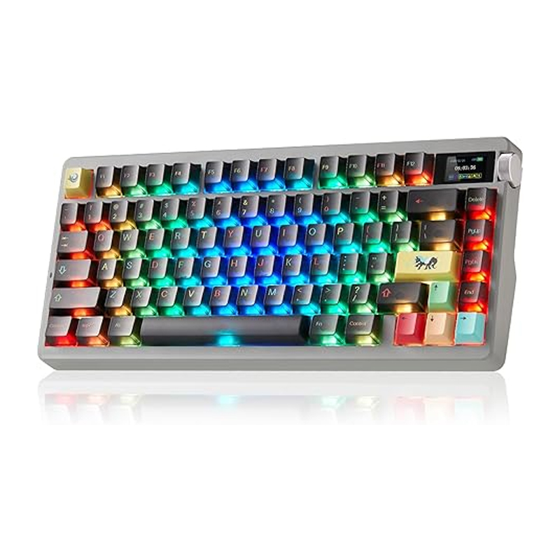 Gaming Keyboard Mechanical Wireless - AULA NOVA75 Keyboard Mekanik Hot Swap
