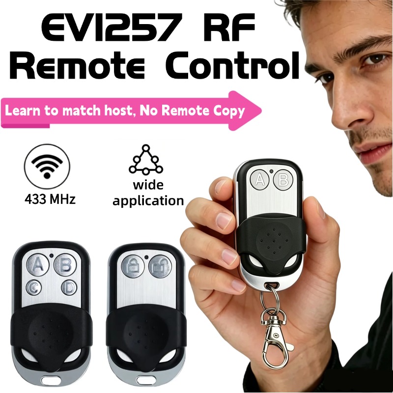 Switch Opener Tool - 433.92MHz RF Learning Code EV1527 2/4-Tombol