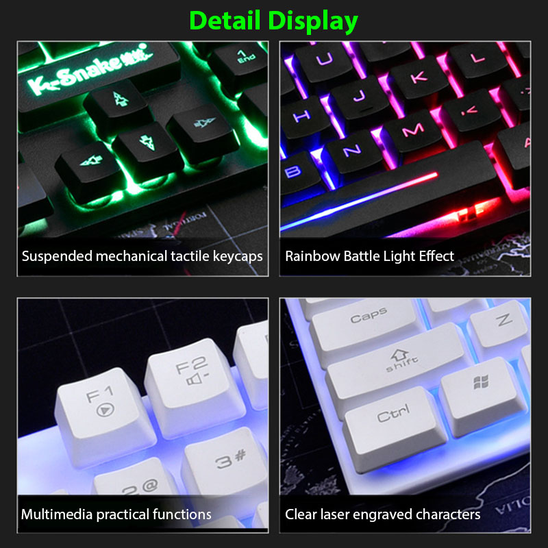 Set Keyboard dan Mouse KM320 K - Gaming Keyboard And Mouse Combo ulasan dan harga