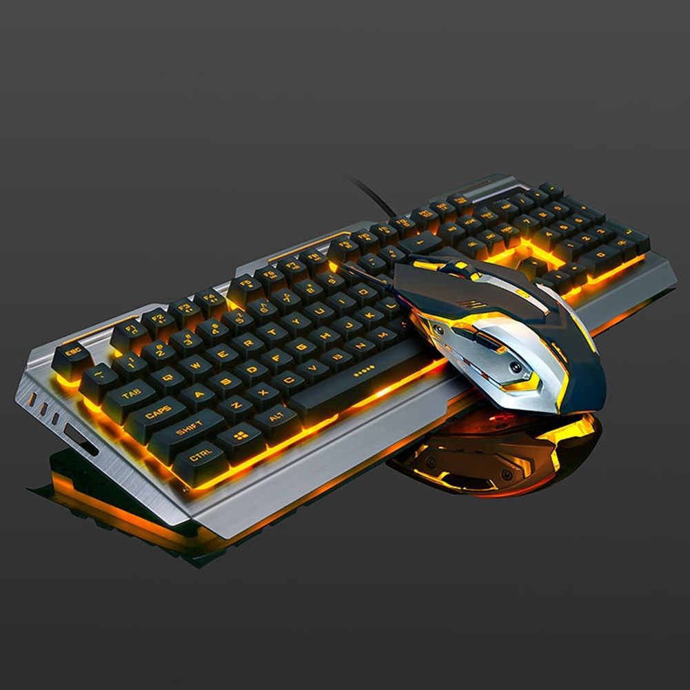 V1 USB Wired Mechanical Gaming - Gaming Keyboard And Mouse Combo ulasan dan harga