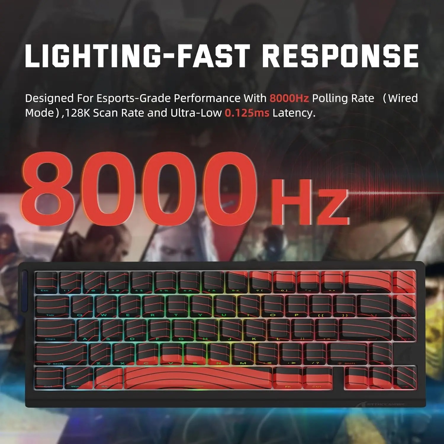 ATTACK SHARK X68 PRO HE Keyboa - Gaming Keyboard Mechanical Wireless ulasan dan harga