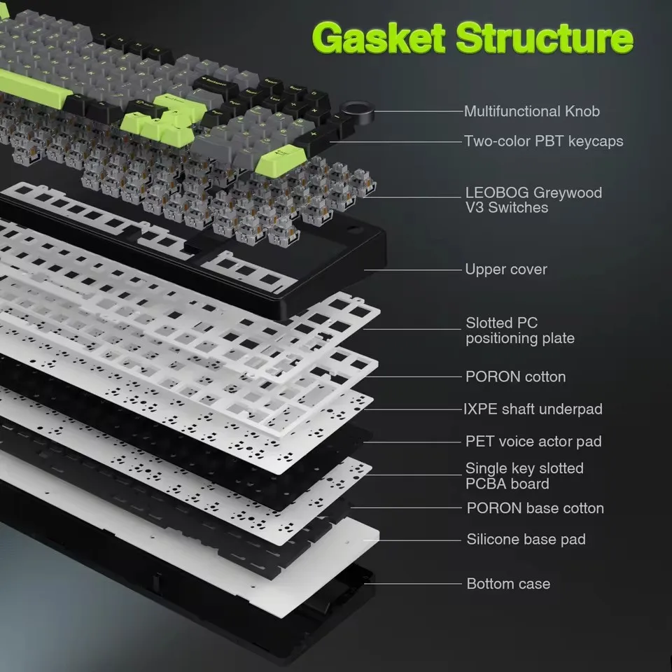 AULA F99PRO Keyboard Mekanis G - Gaming Keyboard Mechanical Wireless ulasan dan harga