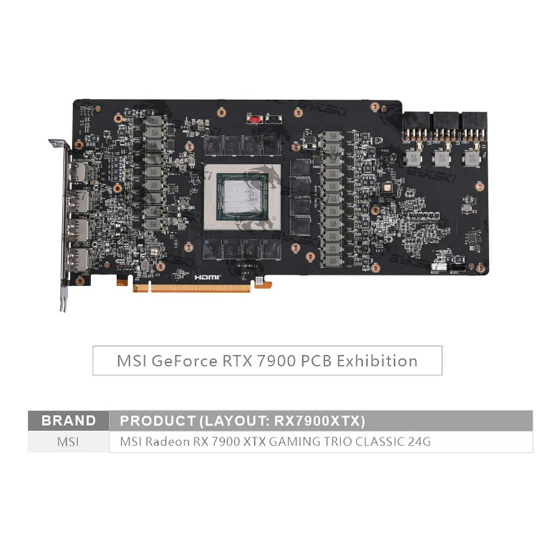 Bykski A-MS7900XTXTRIO-X Water - Amd Vga Rx 7900 Xtx ulasan dan harga