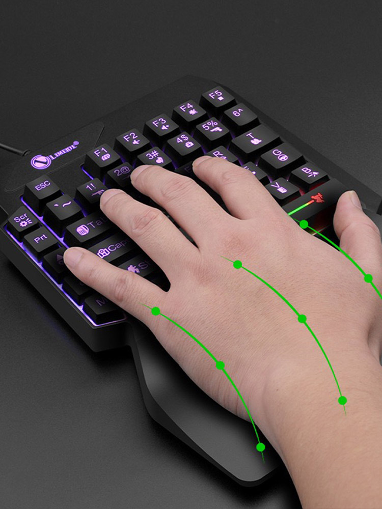 Keyboard Mekanis Satu Tangan u - Gaming Keyboard And Mouse For Xbox ulasan dan harga