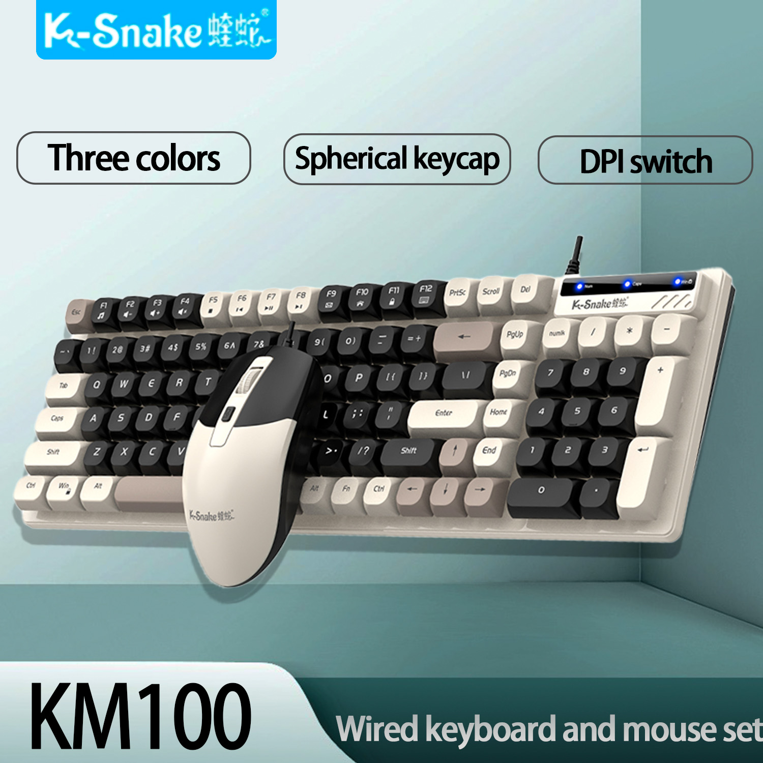 K-Snake KM100 Set Keyboard dan - Gaming Keyboard And Mouse For Xbox ulasan dan harga