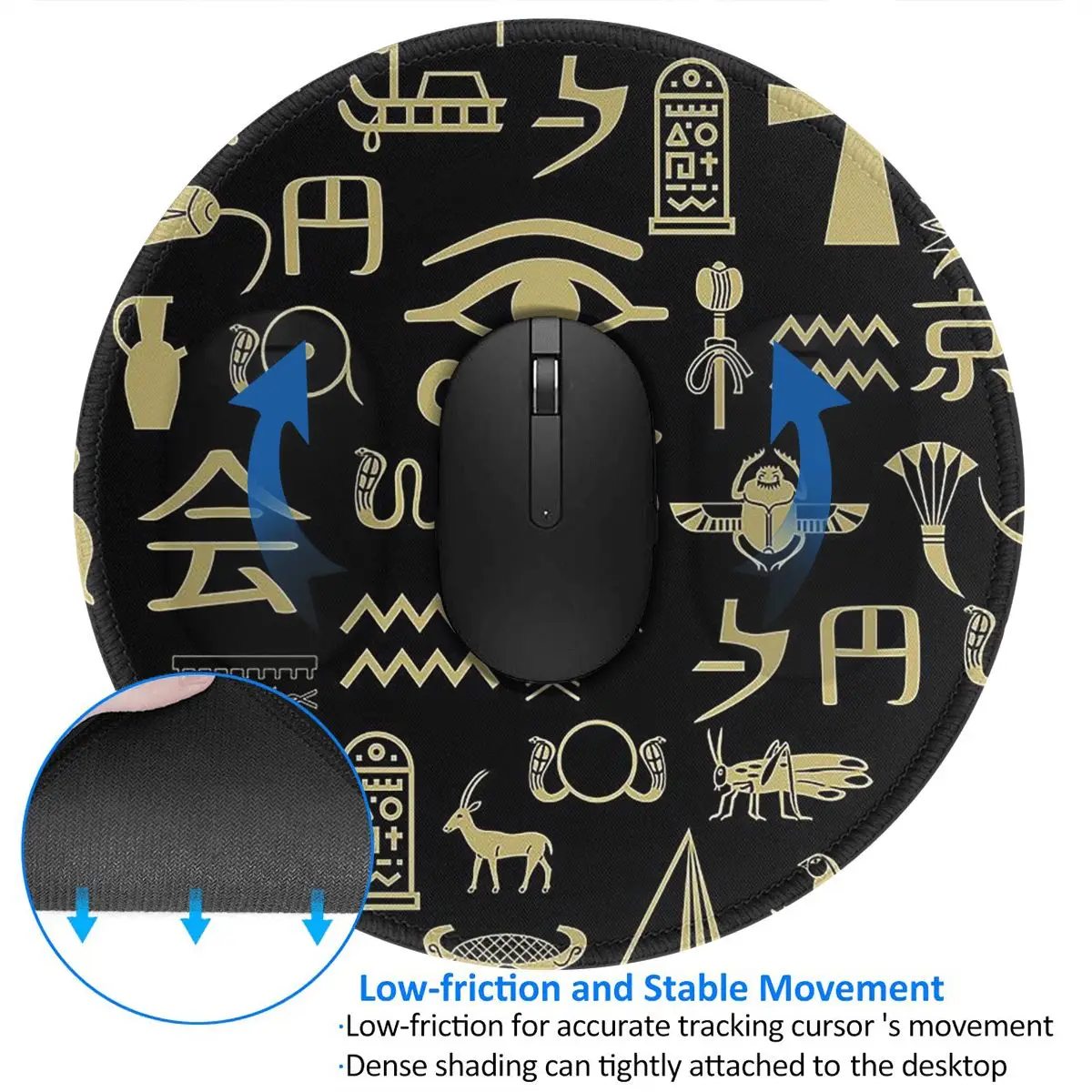 Alas Mouse Bulat Firaun Mesir  - Gaming Keyboard Egypt ulasan dan harga