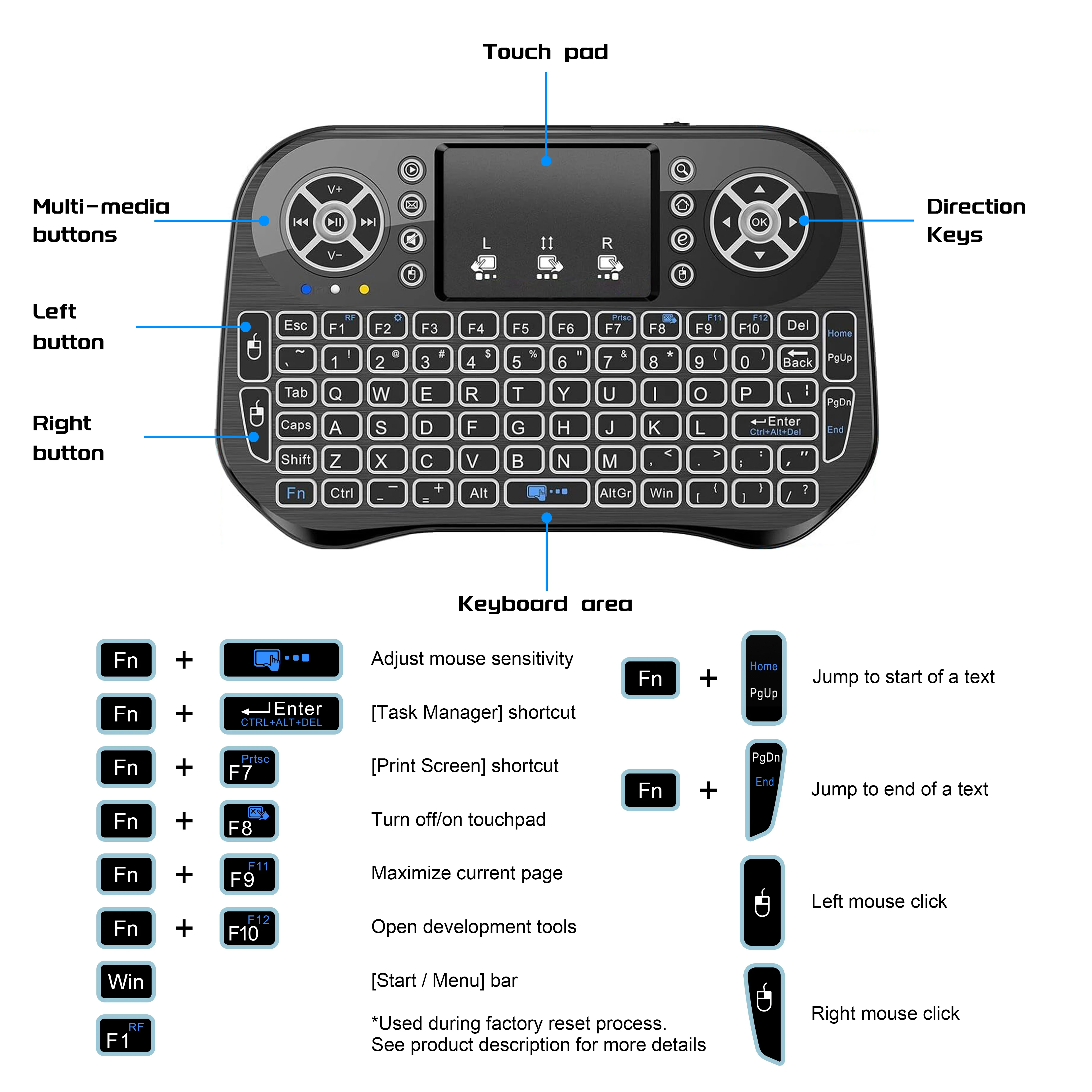 IPazzPort Mini Wireless Keyboa - Gaming Keyboard Mechanical Wireless ulasan dan harga