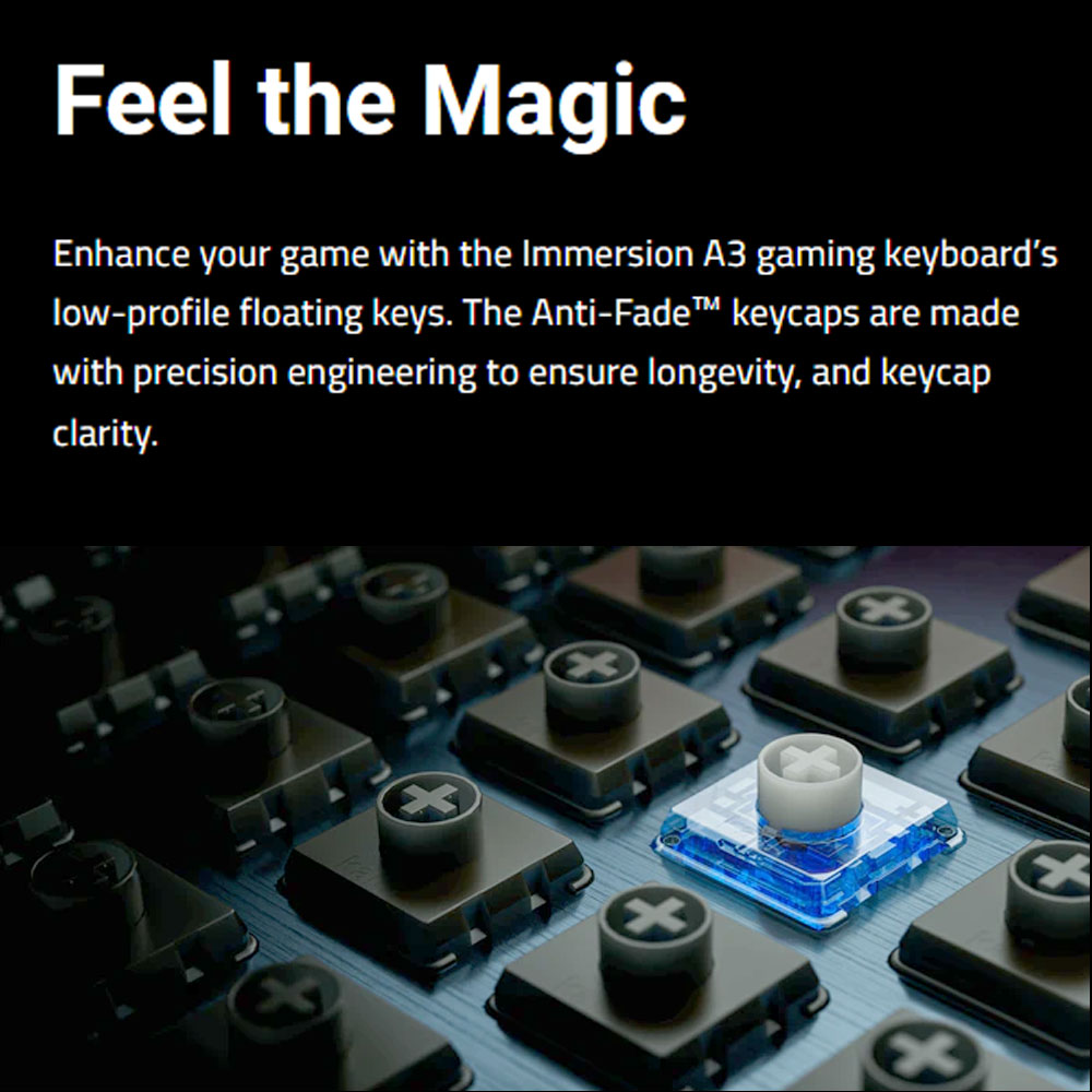 HEXGEARS A3 Keyboard Mekanis 8 - Gaming Keyboard Mechanical Wireless ulasan dan harga