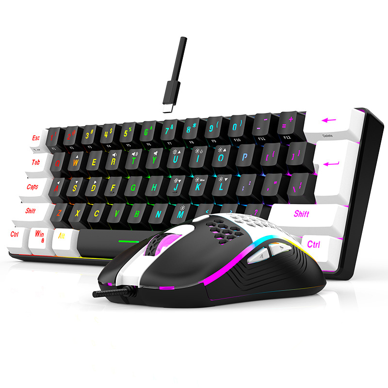 Set Keyboard dan Mouse 60% RGB - Gaming Keyboard And Mouse For Xbox ulasan dan harga