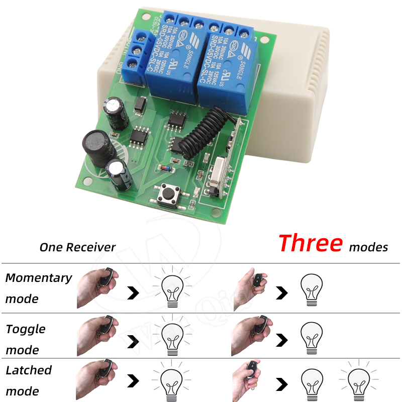 433MHz Remote Control Nirkabel - Switch Opener Tool ulasan dan harga